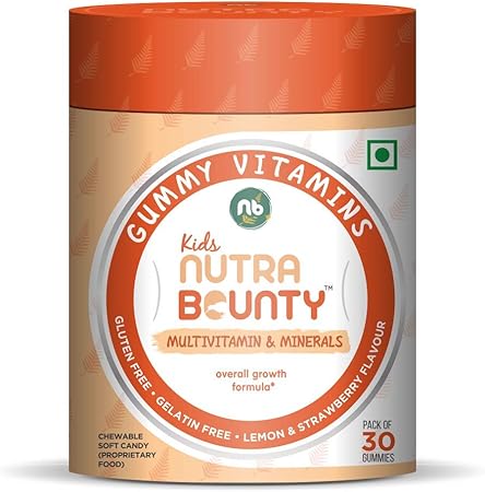 NutraBounty Multivitamin and Minerals for Kids and Adults | By the Makers of Gummi King |Complete Nutrition| Overall Growth| Immunity Booster protection from Virus Infection