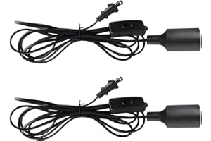 SIXDEFLY Plug in Hanging Light Kit, Retro Hanging Lights with Plug in Cord, E26 E27 Industrial Pendant Light Fixture, 9.8 FT Cord with On/Off Switch Hanging Lamp for Living Room Bedroom 2 Pack (Black)