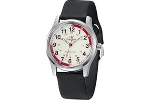 oyeaho Nurse Watch for Nurse Doctors Medical Professionals Students Men Women Unisex Easy to Read Luminous Dial Second Hand Watch for Nurses Water Resistant Silicone Strap