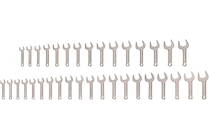TEKTON Service Wrench Set, 35-Piece (3/4-1-5/8 in., 19-38 mm) | WSE90301 | Made in USA