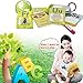 Kingseye Water Painting Graffiti Book Card 26 Letters Children‘s Early Education Cognitive Cards ABC Alphabet Word Colouring Doodle Board + 2 Magic Drawing Pens Games Toy for Toddlers Kids Baby