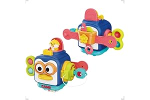 Cubo Mágico Educativo Brinquedo Sensorial Montessori Kidino Cubo de Atividades Infantil Ajuda Com As Habilidades Motoras do B