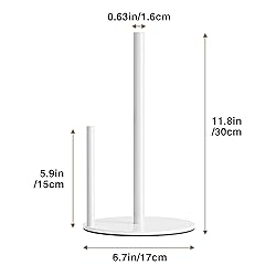Paper Towel Holder White Kitchen Roll Holder, Paper