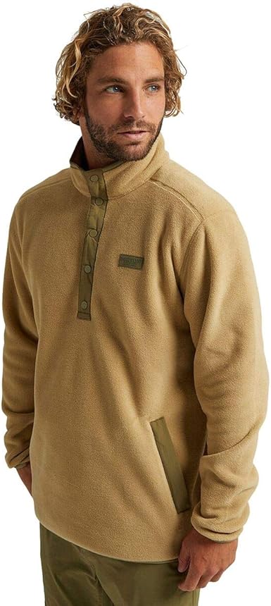 men's burton hearth fleece anorak