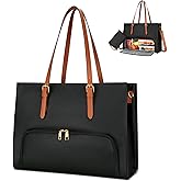 KKXIU Lunch Tote Bag for Women 15.6 Inch Laptop Briefcase Professional Work Purse with Insulated Lunch Compartment Handbags