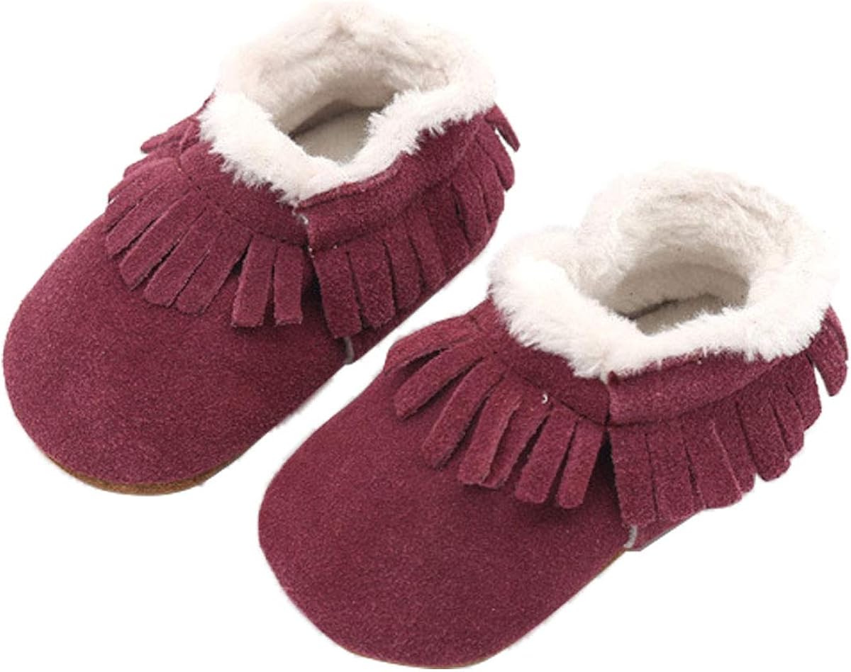 baby moccasins with rubber soles