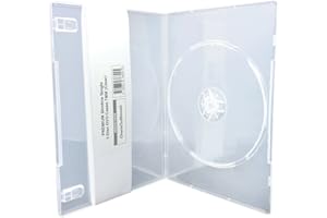 (20) CheckOutStore Premium Slimline Single 1-Disc DVD Cases 7mm (Clear)