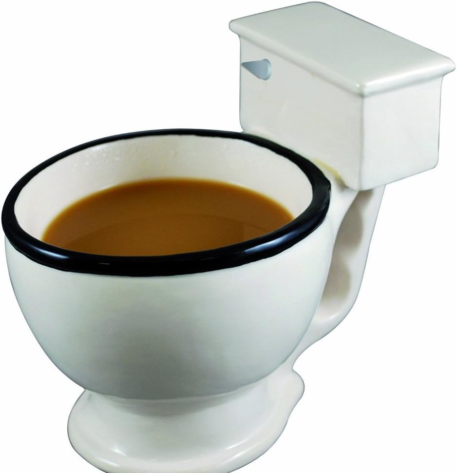 The Toilet Coffee Mug, Coffee, Tea, Beverages Cup, Humorous Gifts,Office & Home