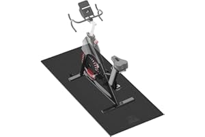 HAPBEAR Treadmill Mat, 36"×72"/36"×84", 6mm（1/3inch）, Exercise Bike Mat, Peloton Bike Mat for Hardwood Floors Carpet Protecti