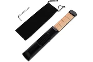 SXOWIHZ Pocket Guitar Practice Neck, Upgraded Version 6 Fret Portable Guitar Chord Practice Tool for Beginner