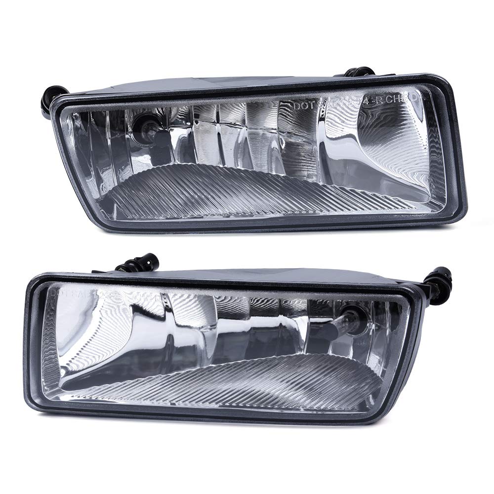 Clear Rectangular Lens Fog Driving Lights Lamps