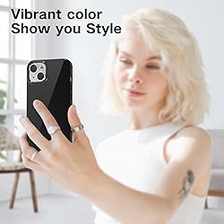 Svanove for iPhone 15 Case Silicone, Glossy Soft