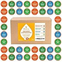 VitaCup Variety Pack - 50ct (Genius, House, Breakfast, French, Green Tea)