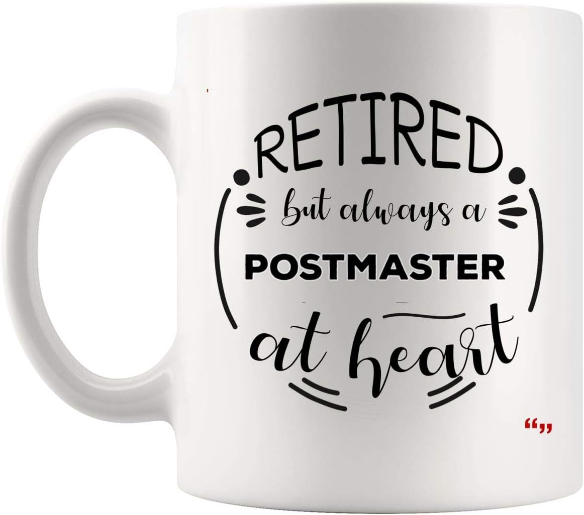 Retired Postmaster Mug Coffee Cup Postmasters Retiring