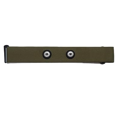 Fitcent Heart Rate Monitor Chest Replacement Strap Compatible with Polar H10 H9 H7, Adjustable Soft HR Belt Work for Polar Heart Rate Sensor (Armygreen)