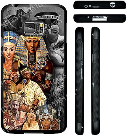 (Galaxy s7 VII) EGO CUSTOM CASES African Kings and Queens Historical TPU Rubber Silicone Phone Case