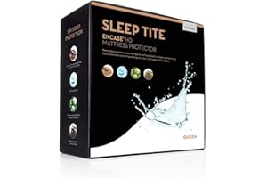 MALOUF Sleep Tite Encase Lab Certified Bed Bug Proof Mattress Encasement Protector, Hypoallergenic, 100-Percent Waterproof, 1