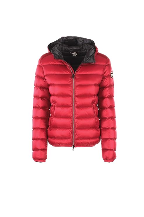 COLMAR Damen Daunenjacke Place mit Kapuze Label-Applikation