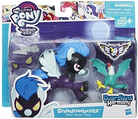 My Little Pony Guardians of Harmony Shadowbolts Pony and Cockatrice Figures, Purple, Medium - Image 5