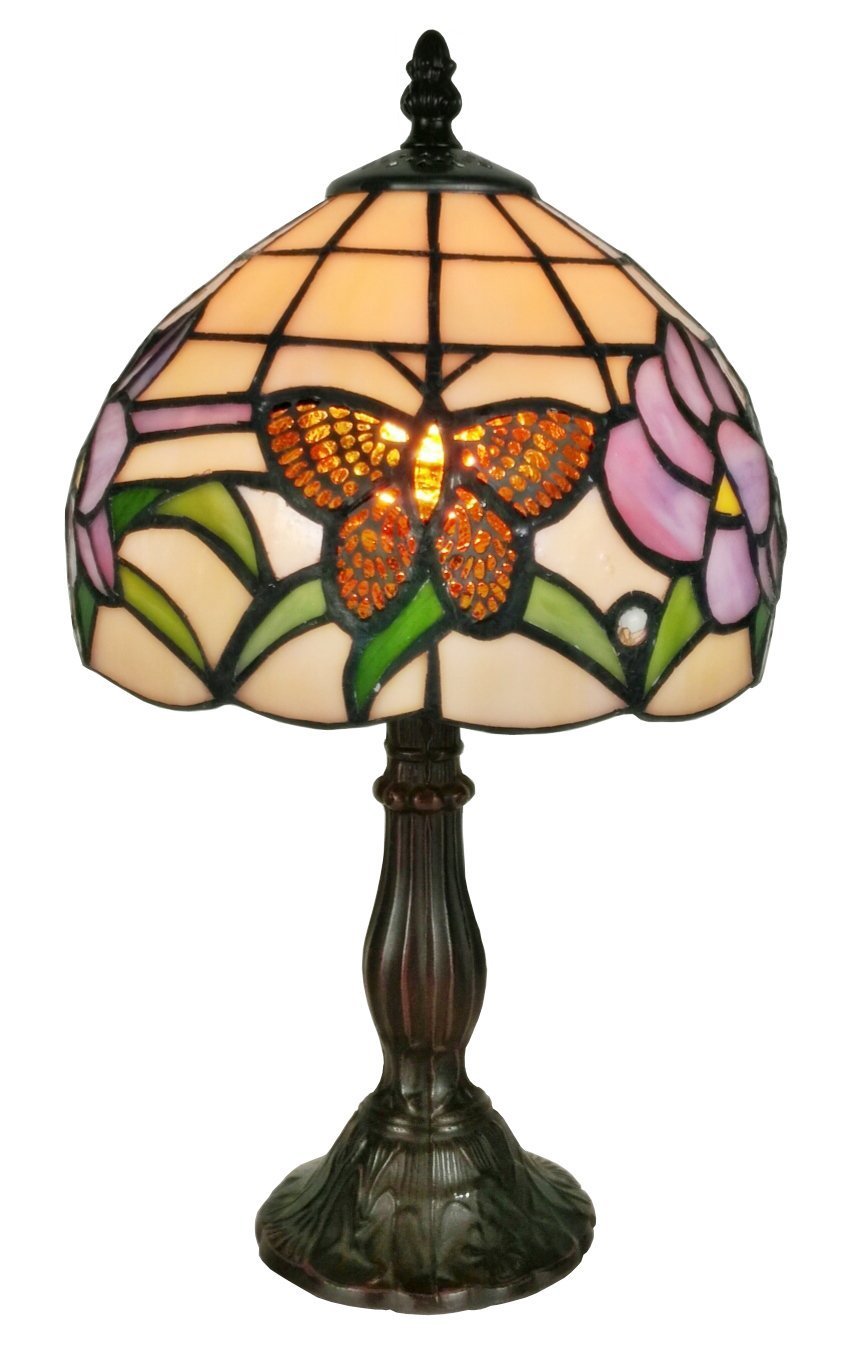 Best bedside table lamp with floral fabric shade