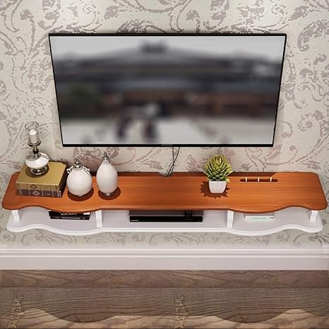 Amazon 壁掛けテレビ台 ウォールテレビキャビネットの壁掛けテレビキャビネットマルチカラーオプションキャビネットラックセットトップボックス ウォールキャビネット近代的なミニマリストの引き出しをぶら下げテレビキャビネット小さなアパートのリビングルームを浮動