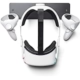 CNBEYOUNG Aluminum Alloy Metal VR Headset and Controllers Wall Mount Storage Stand Hook Compatible with Quest 2 Pro Quest 3 A
