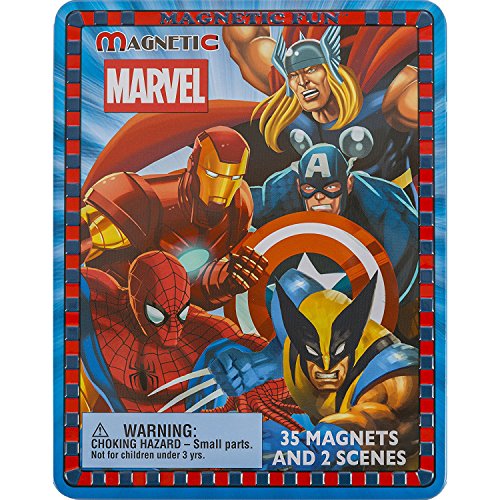Magnetic Fun Travel Tin: Marvel Super Heroes - //coolthings.us