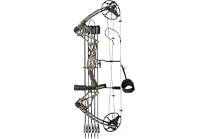 MOTION ZEUS Lightweight Compound Bow Package Fully Adjustable for Adults and Teens,23.5"-31" Draw Length,0-70LBS Draw Weight,Up to 320 FPS,Limbs Made in USA,Hunting Bow Archery Set