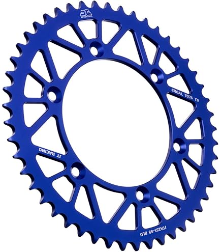 Amazon.com: JT Aluminum Rear Sprocket (520 / 49T) (Black) For 15