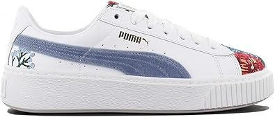 platform hyper embroidered women's sneakers