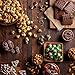Benevelo Gifts 6 Tier Gourmet Holiday Gift Set (Chocolate Caramel Popcorn, Christmas Tree Pretzels)