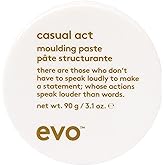 EVO Casual Act Light Hold Hair Styling Paste for All Hair Types - Adds Texture, Matte Finish &amp; Separation