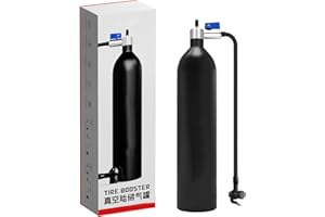 Bike Tire Air Tank - 200PSI 1.2L Aluminum Alloy Tank,Bicycle Tire Accessories - for Cycling Road Mountain Urgency Race Exerci