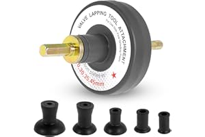 LYDODOKA Valve Lapping Tool Kit, Universal Valve Lapping Attachment Tool with 5 Suction Plates, 1000rpm to 1250rpm Valve Grin