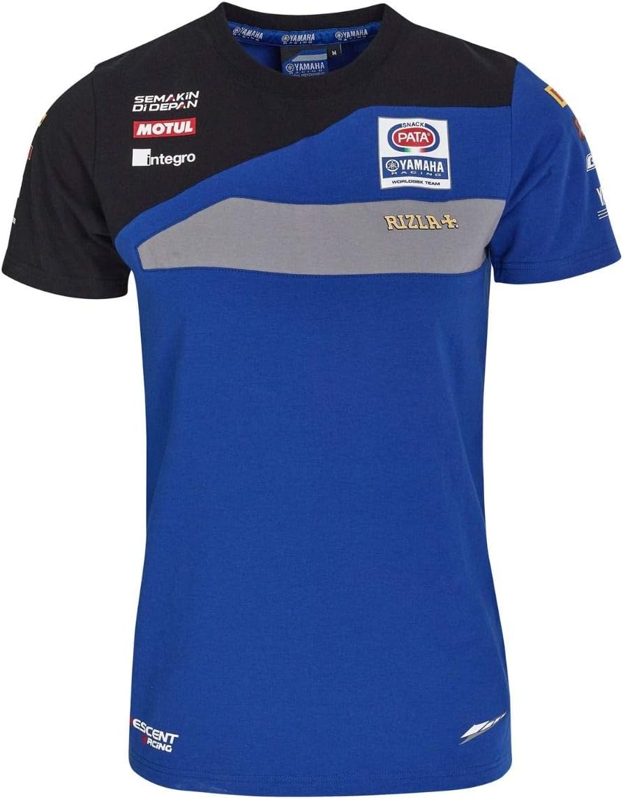 MotoCircuitParts Paddock Pitlain T-Shirt Competition Team Clothing Yamaha (L)