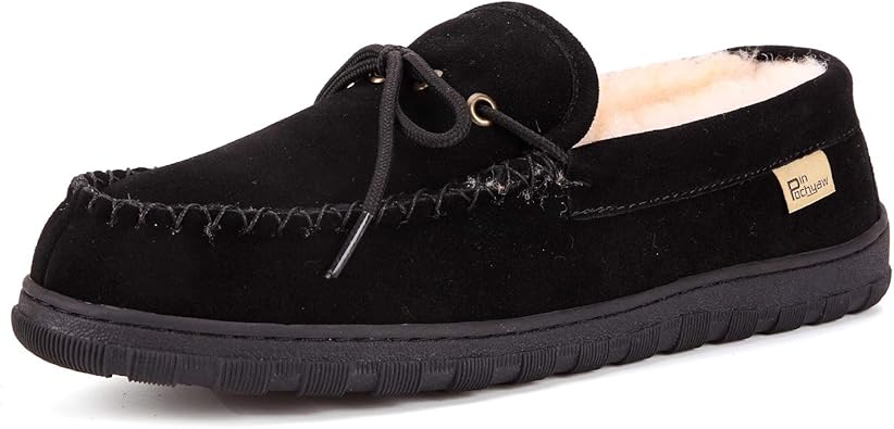 shearling driving moccasins