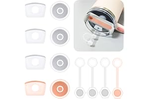 KACPAUQEL 12pcs Silicone Spill Proof Stopper Set, Compatible with Stanley Quencher H2.0 Flowstate Tumbler 40oz 30oz, Stanley Cup Accessories, with Fix Leak Stopper, Lid Spill Plug and Straw Cover Cap