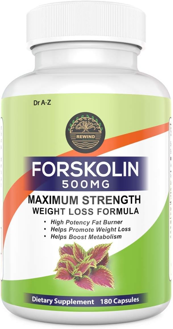 Nature’s Pure Standardized Forskolin Extract 100% Pure Forskolin, Promotes Weight Loss, Advanced Weight Loss Supplement for Women & Men 90 Days Supply