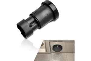 Flygun 1 PC Automobile Trunk Lid Switch, ABS Rear Hatch Push Button Switch, Black, Compatible with 07-14 Cadillac Chevrolet (22863048 15798062)