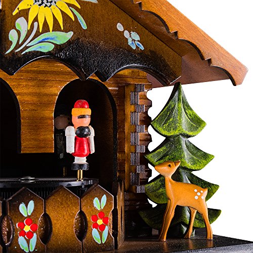 Kintrot Cuckoo Clock Pendulum Quartz Wall Clock Black Forest House Home