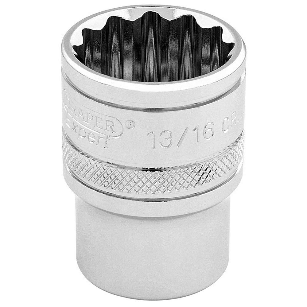Draper 49482 Square Drive Hi-Torq 12 Points Socket 3/8" Length