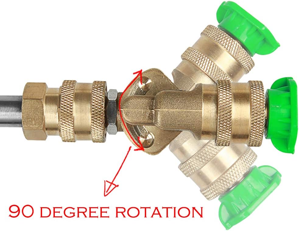 7 pcs Quick Release Pressure Washer Spray Nozzles with Quick Connecting