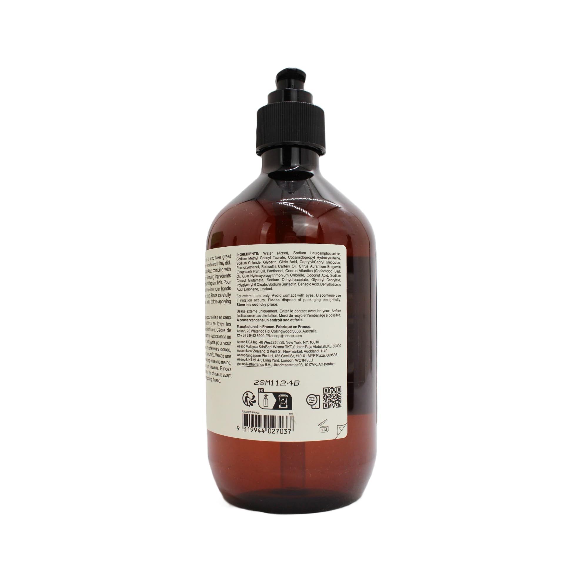 Aesop Geranium Leaf Body Cleanser and Shampoo | Paraben, Cruelty-free & Vegan | 16.9 oz