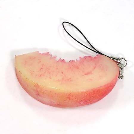 Amazon Co Jp 食品サンプルストラップ 食べちゃいそうなもも 172os おもちゃ