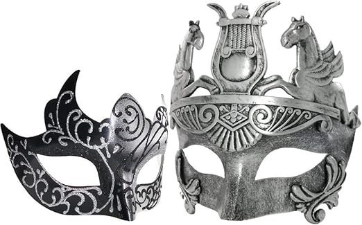 Amazon Com Couple Masquerade Venetian Luxury Face Mask Women