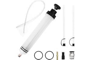 500CC Fluid Extractor Syringe, Syringe Automotive, Power Steering Fluid for Cars/Ships/Engines/Lawn Mowers Fluid Extraction a