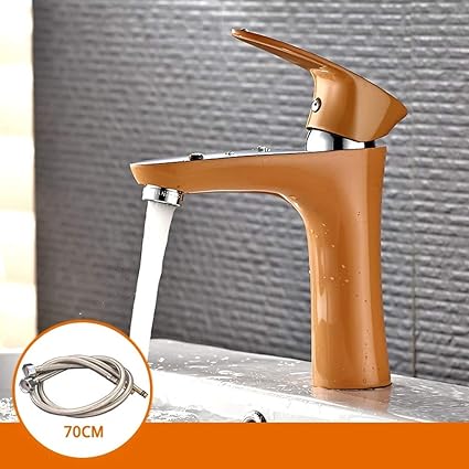 Axwt White Sink Washbasin Faucet Counter Basin Basin Water Tap