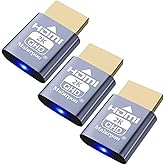 Malarpon HDMI Dummy Plug fit-Headless Display Emulator DDC EDID Headless Ghos with Windows Mac OSX Linux Great for Graphics Acceleration Support 1920x1080@60Hz 3P