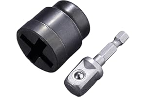 Scissor Jack Socket,RV Jack Socket - Drill Adapter Attachment, Heavy Duty Auto Repair Accessories for Truck Trailer Workshop 