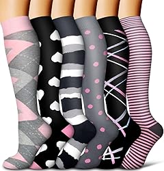 COOLOVER Copper Compression Socks for Women and